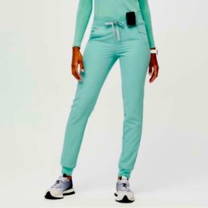 Figs MP Zamora Jogger Scrub Pants - Seaglass
